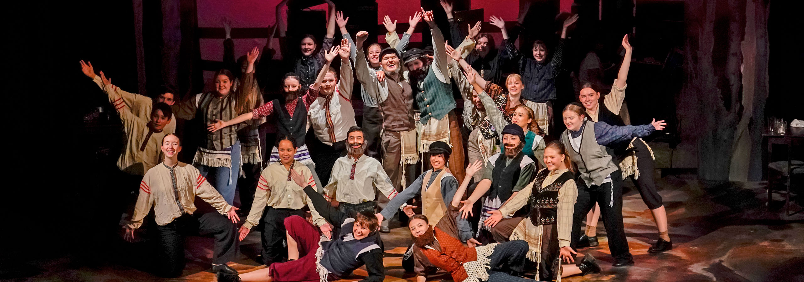 Teen Summer Production of Fiddler on the Roof at the Broadway Rose Theatre Company. August 15 to 17, 2024. Photo by Amanda Shama.